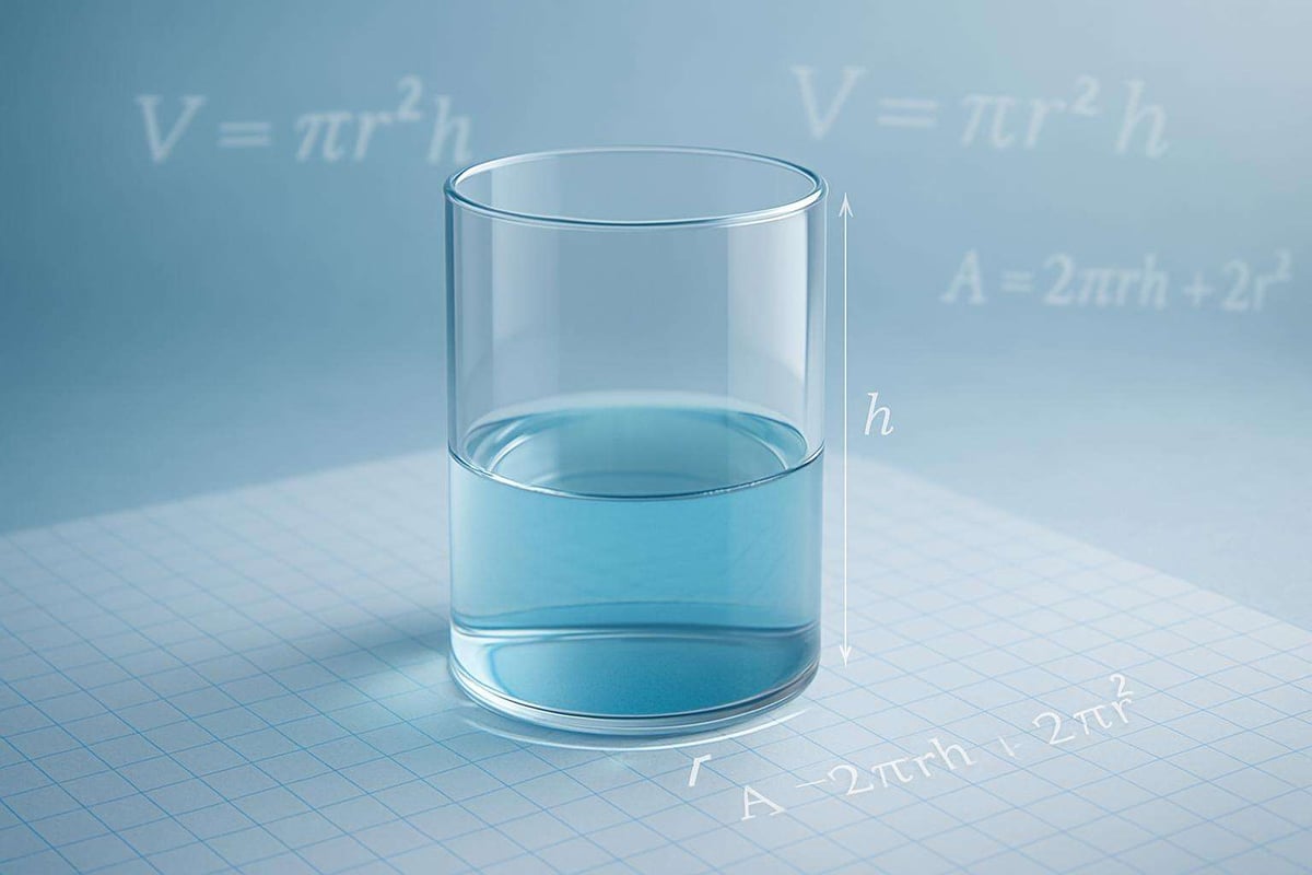 Image de couverture – Comment calculer le volume d’un cylindre ? volume du cylindre